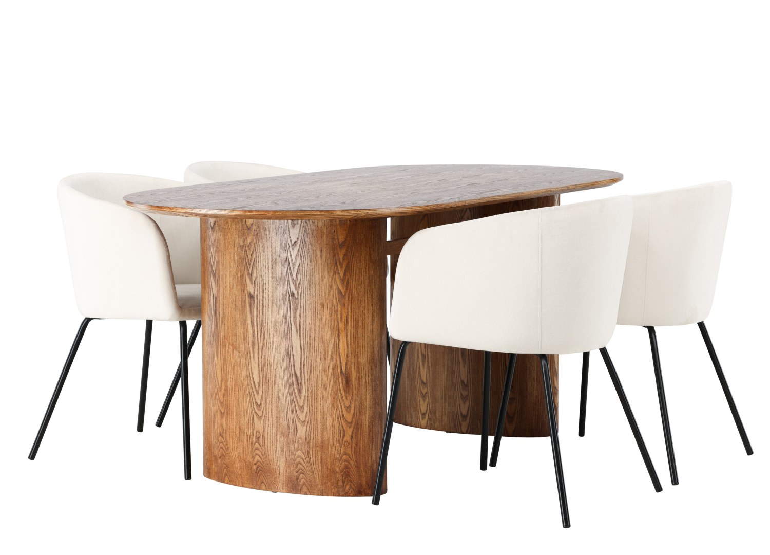Ensemble table et chaises Isolde Berit vue produit 3