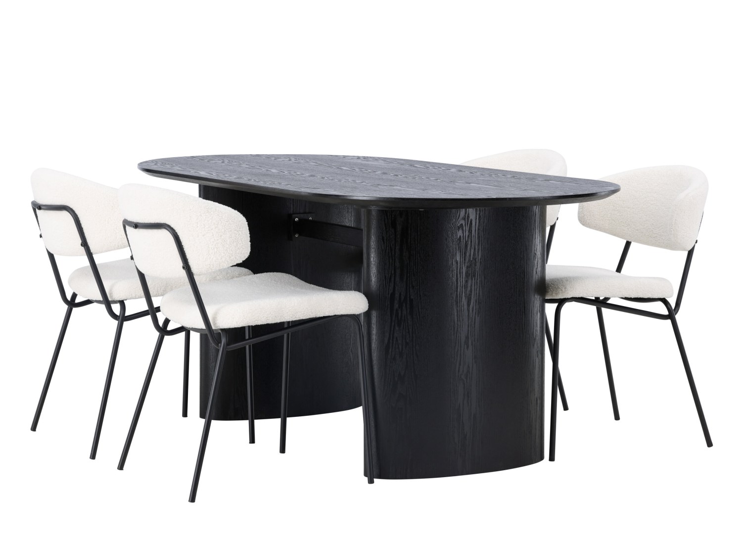 Ensemble table et chaises Isolde Chico vue produit 3