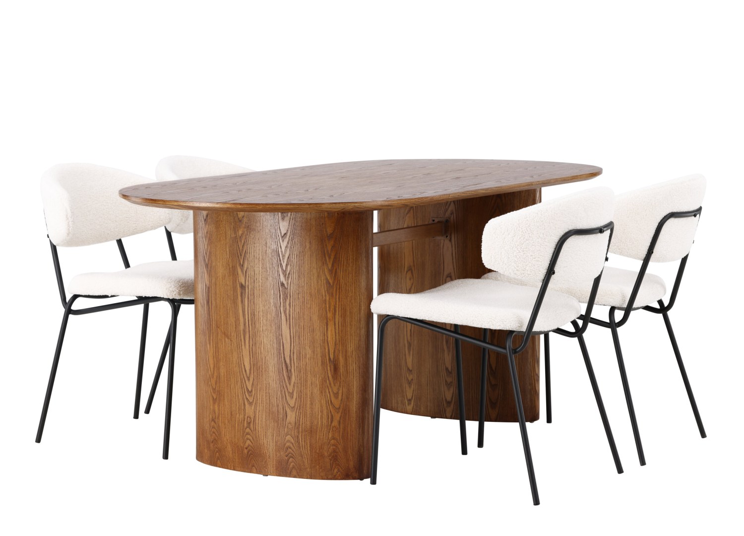 Ensemble table et chaises Isolde Chico vue produit 3