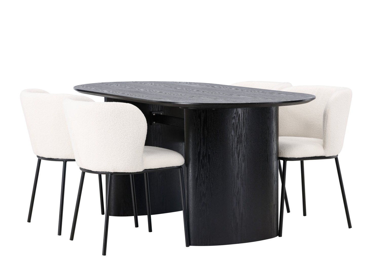 Ensemble table et chaises Isolde Edina vue produit 3