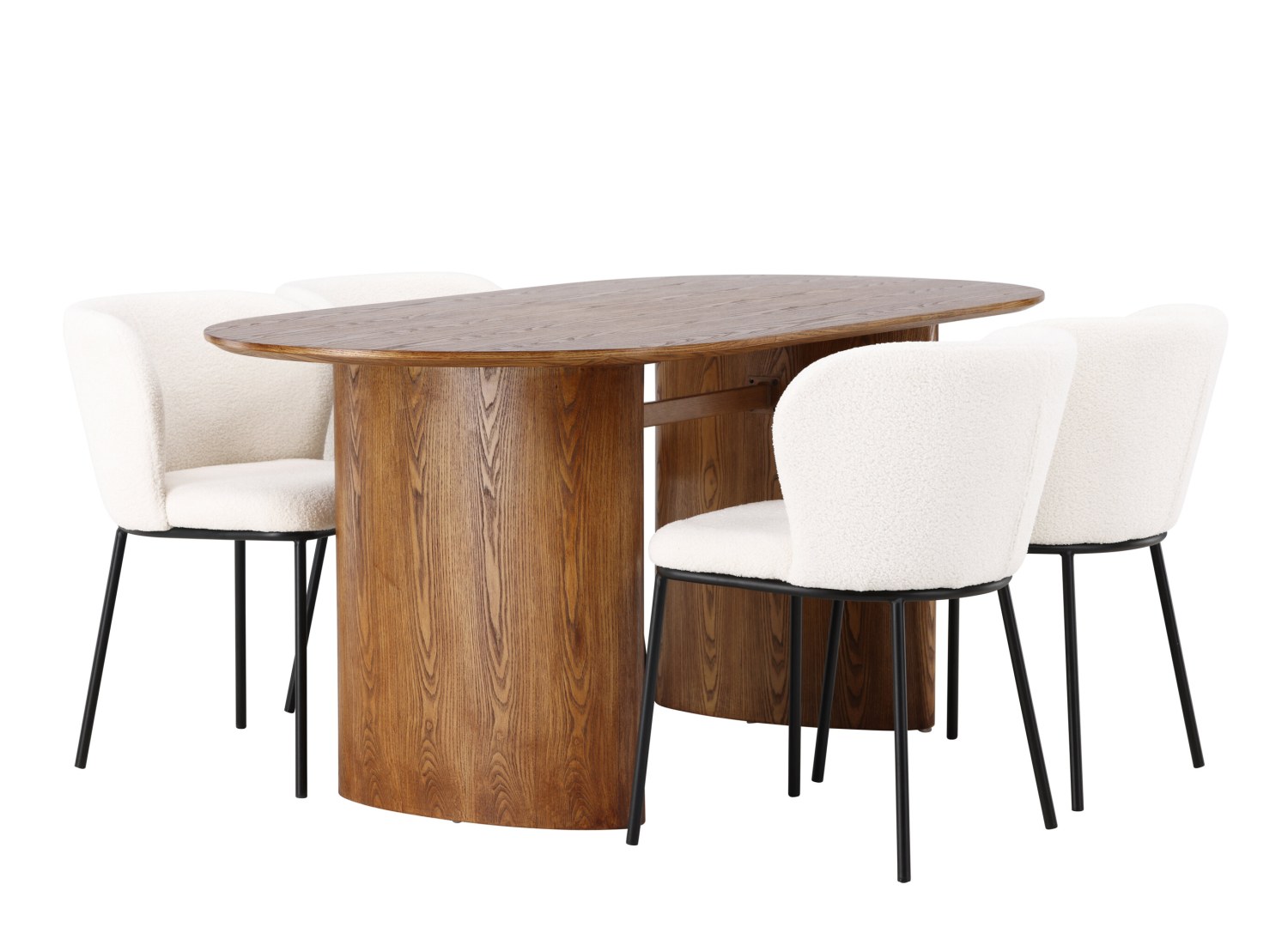 Ensemble table et chaises Isolde Edina vue produit 3
