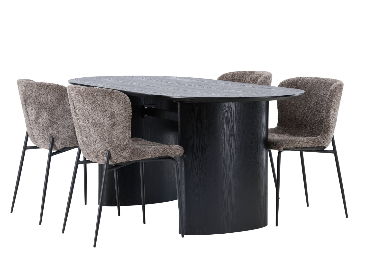 Ensemble table et chaises Isolde Modesto vue produit 3