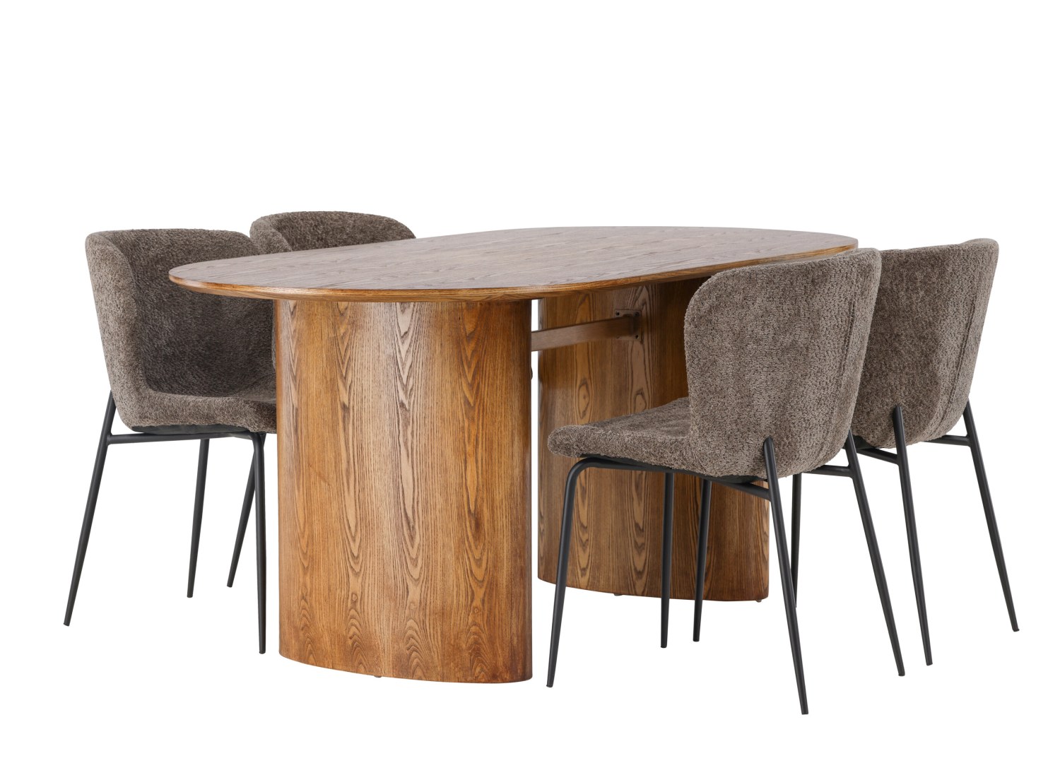 Ensemble table et chaises Isolde Modesto vue produit 3