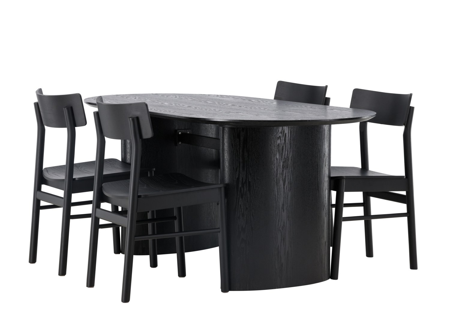 Ensemble table et chaises Isolde Montros vue produit 3