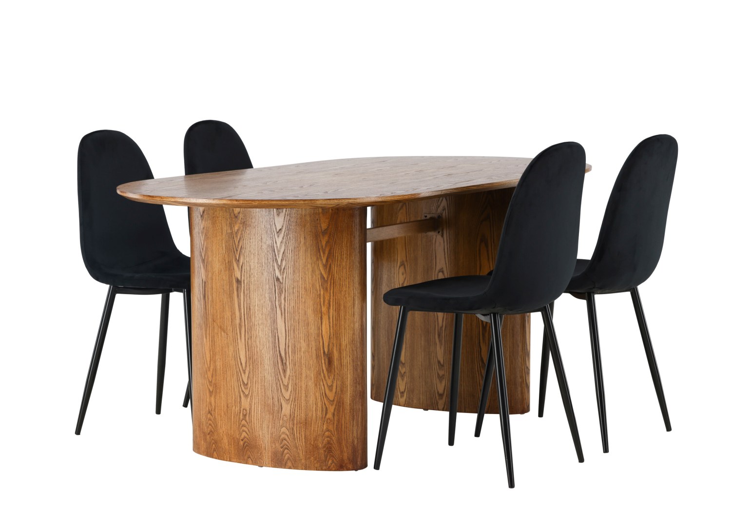 Ensemble table et chaises Isolde Polar vue produit 3