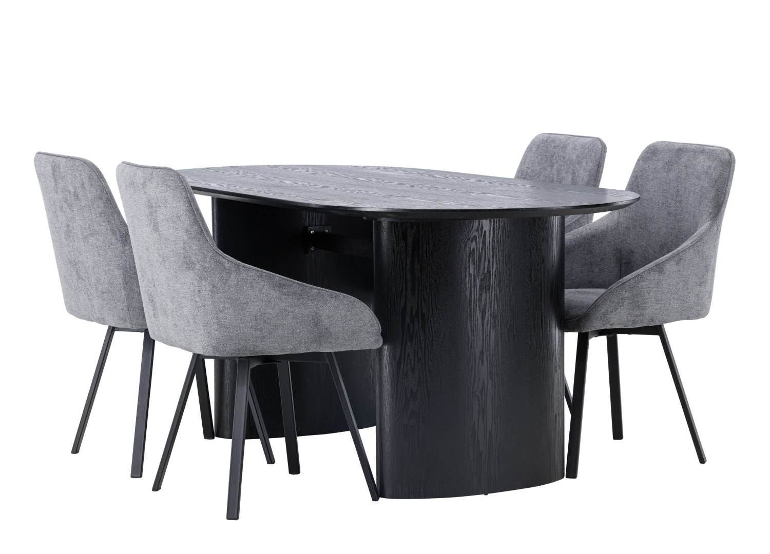 Ensemble table et chaises Isolde Rosie vue produit 3
