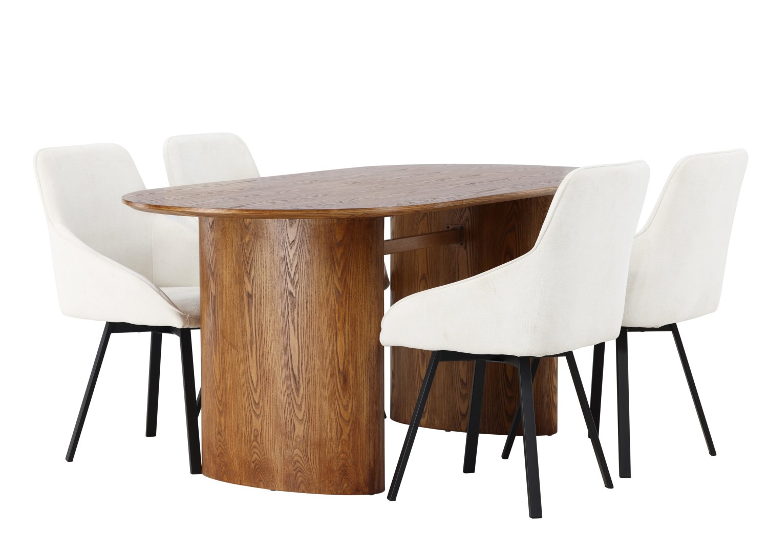 Ensemble table et chaises Isolde Rosie vue produit 3