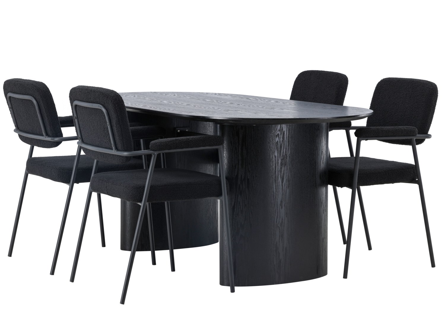 Ensemble table et chaises Isolde Yesterday vue produit 3