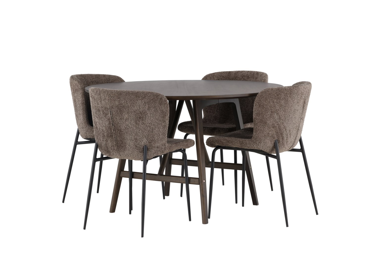 Détail produit de l’ensemble repas Kaseidon et 4 chaises Modesto