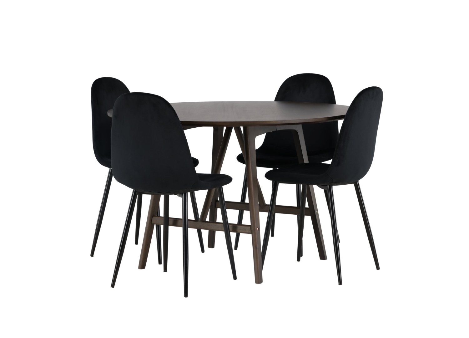 Détail produit de l’ensemble repas Kaseidon et 4 chaises Polar