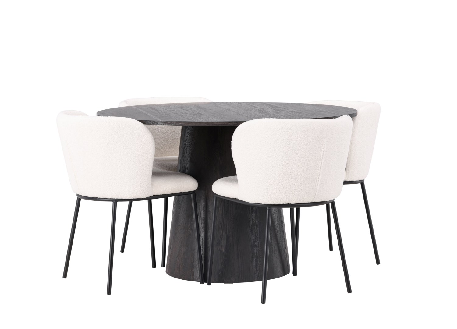 Ensemble table et chaises Lanzo Edina vue produit 3