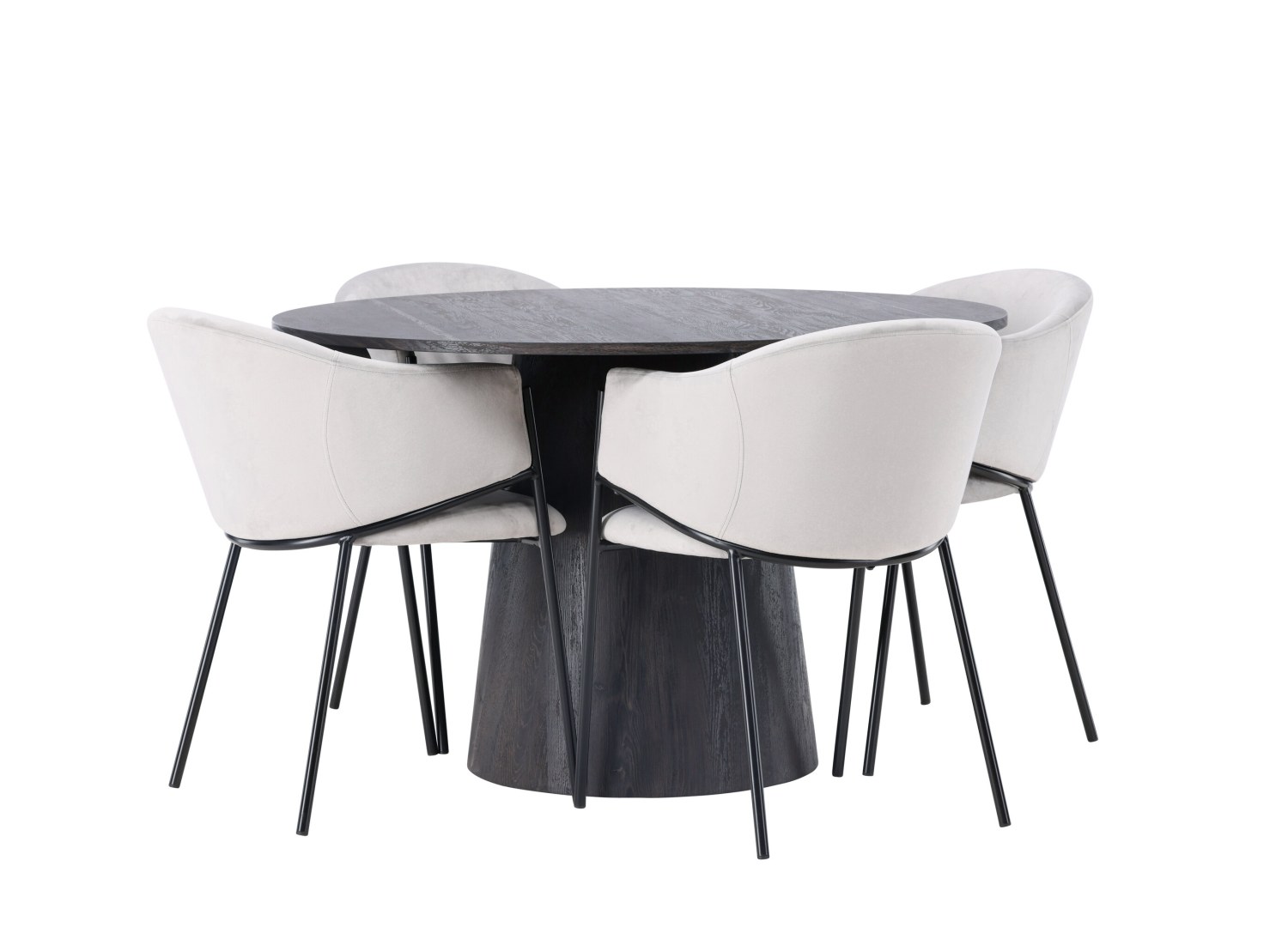 Ensemble table et chaises Lanzo Evelina vue produit 3