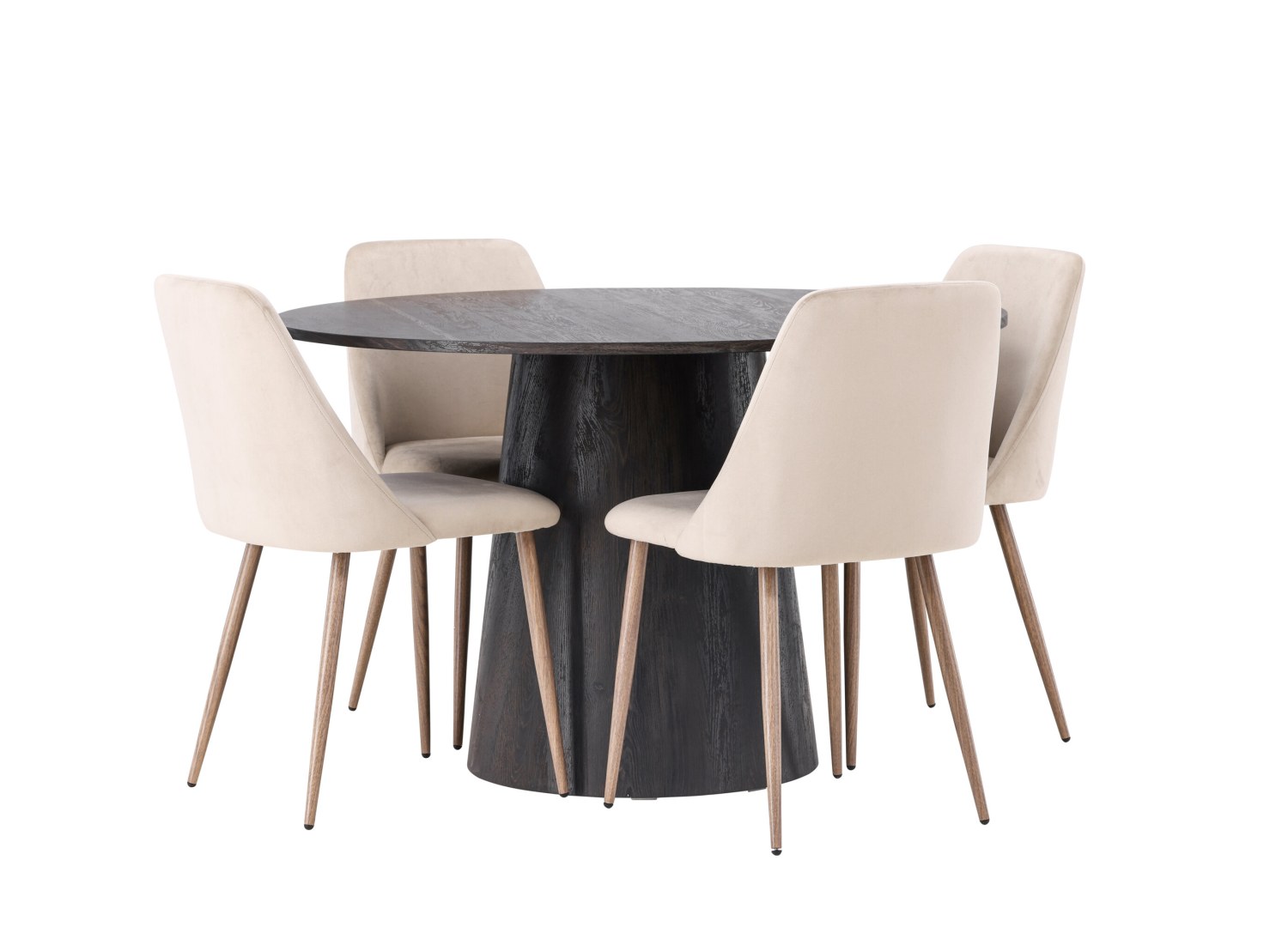 Ensemble table et chaises Lanzo Night vue produit 3