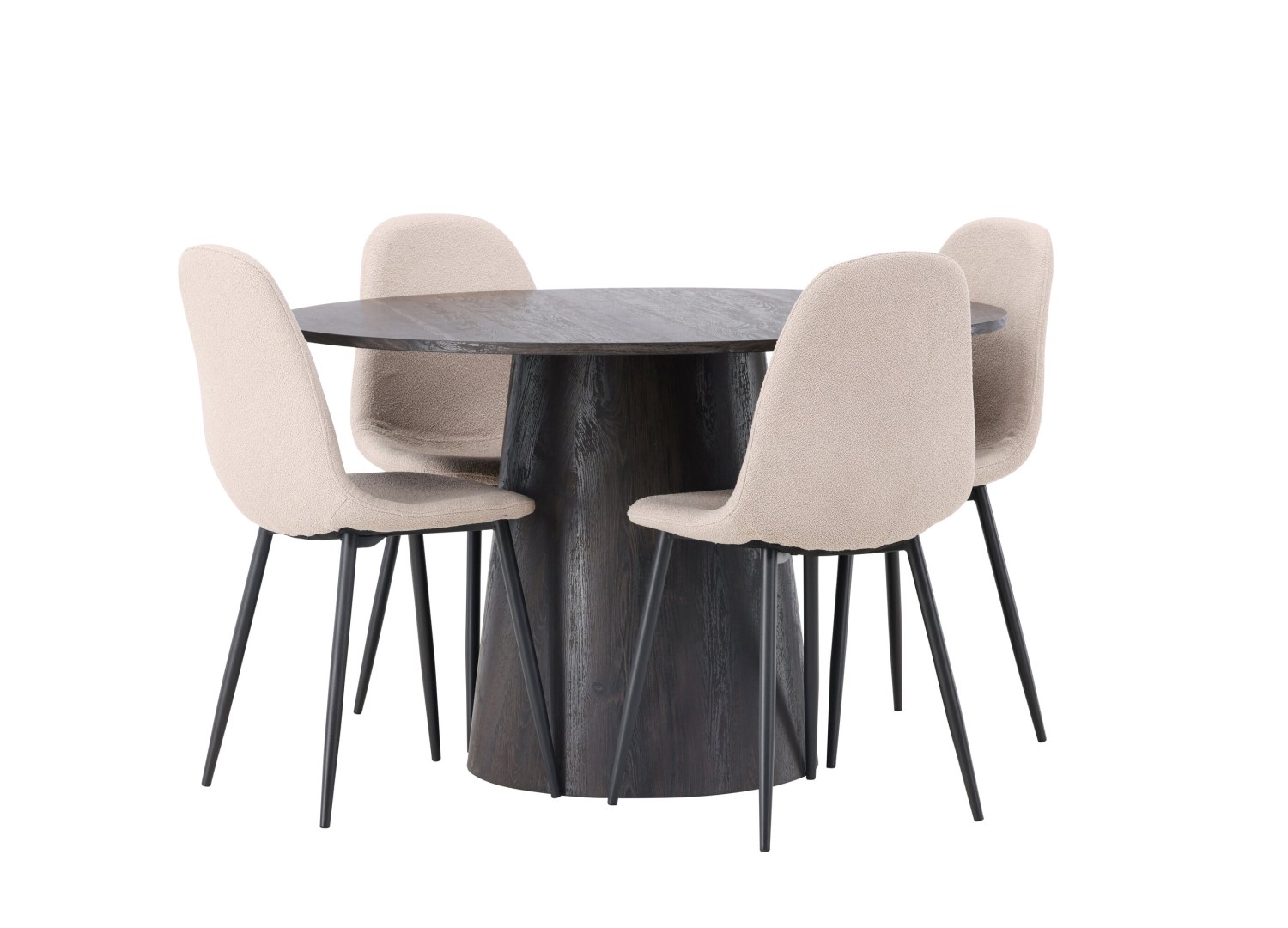 Ensemble table et chaises Lanzo Polar vue produit 3