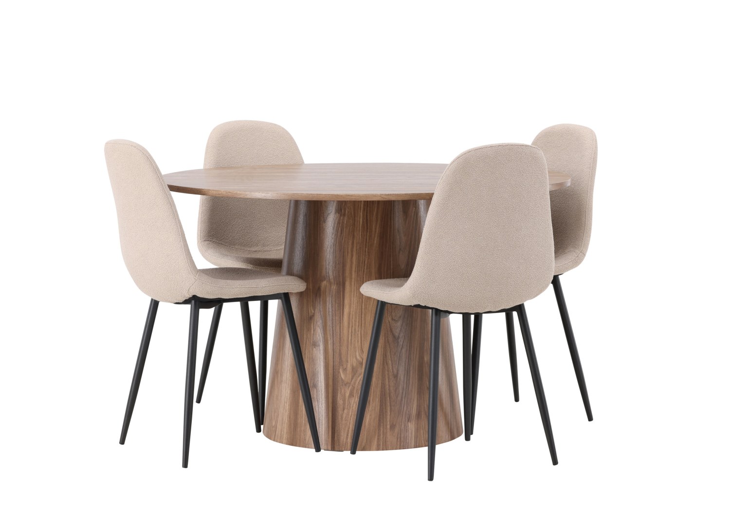 Ensemble table et chaises Lanzo Polar vue produit 3