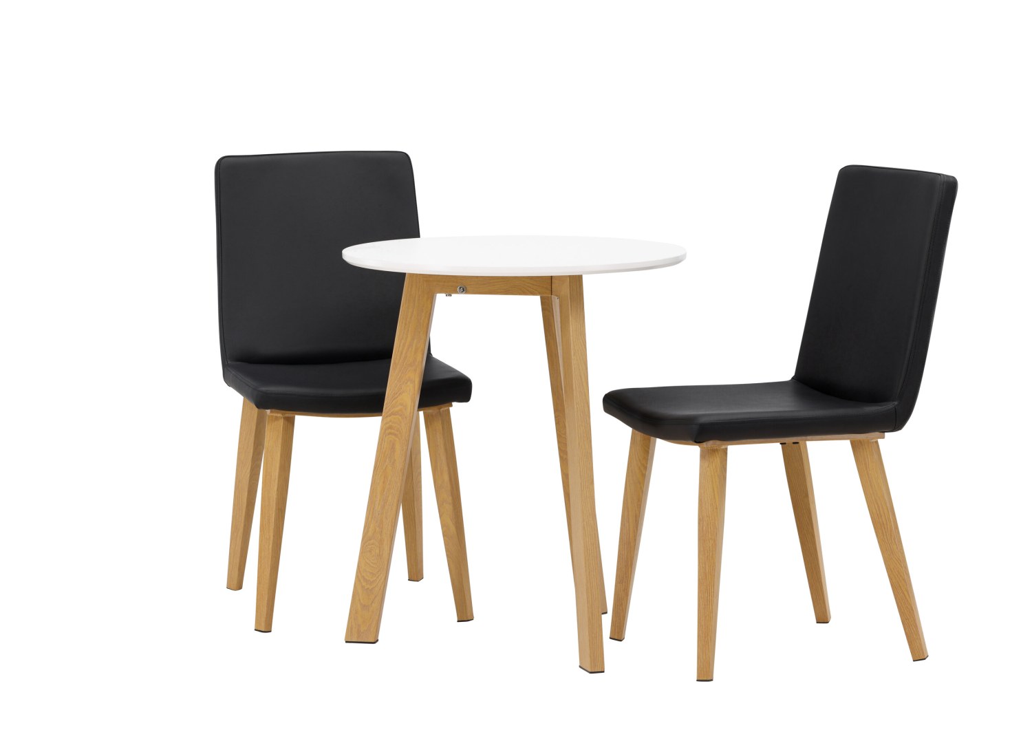Détail produit de l’ensemble repas Leonora et 2 chaises Today