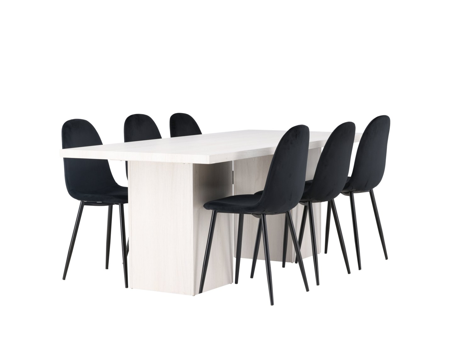 Ensemble table et chaises Olga Polar vue produit 3