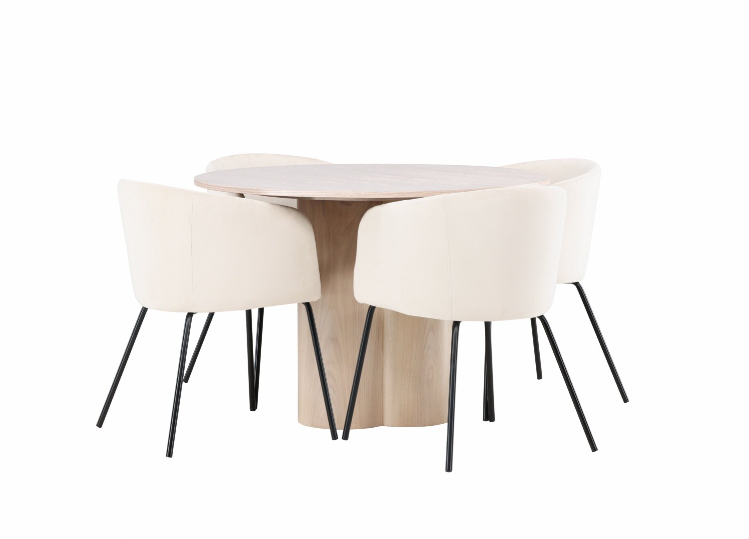 Ensemble table et chaises Olivia Berit vue produit 3