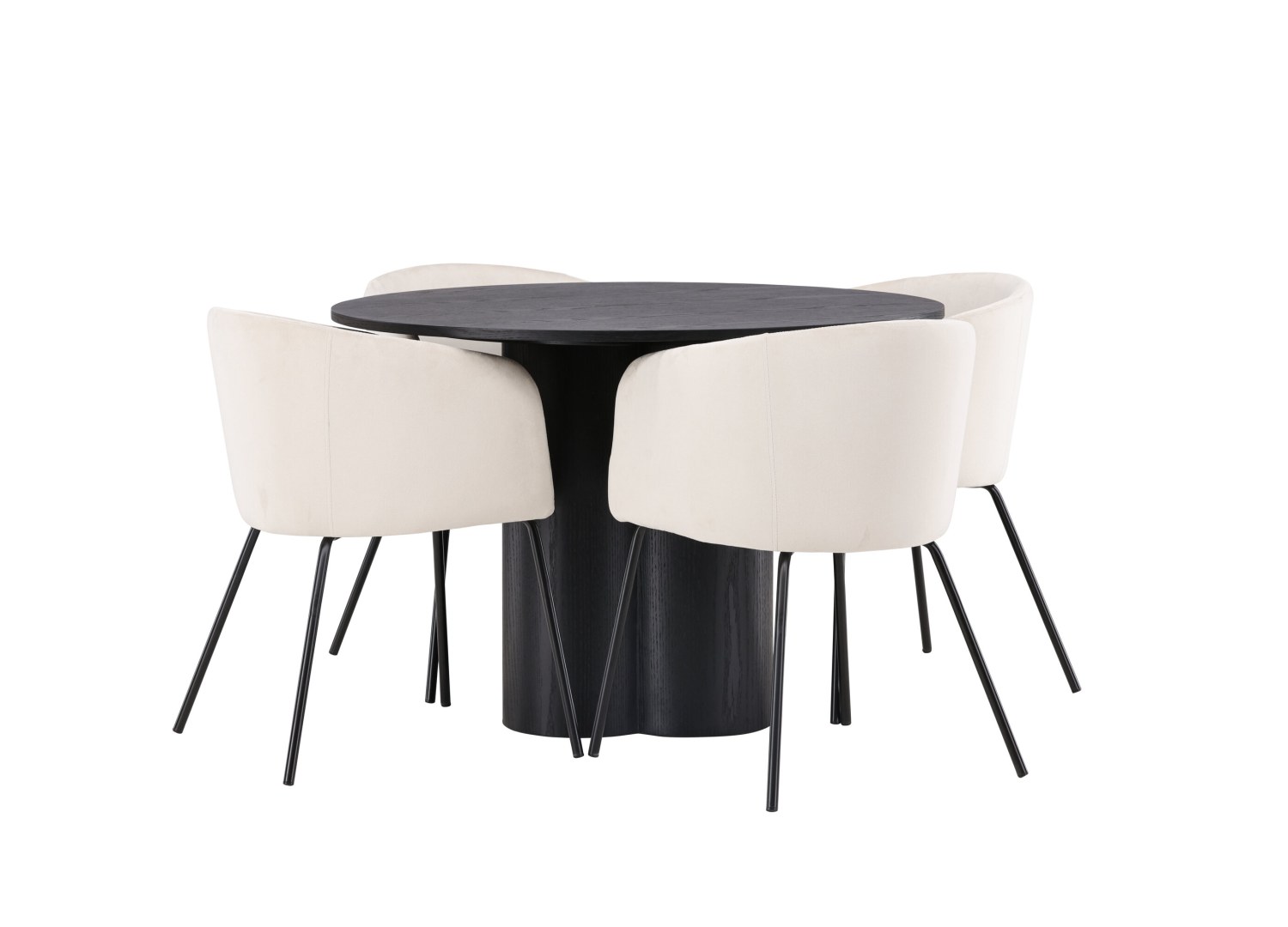 Ensemble table et chaises Olivia Berit vue produit 3