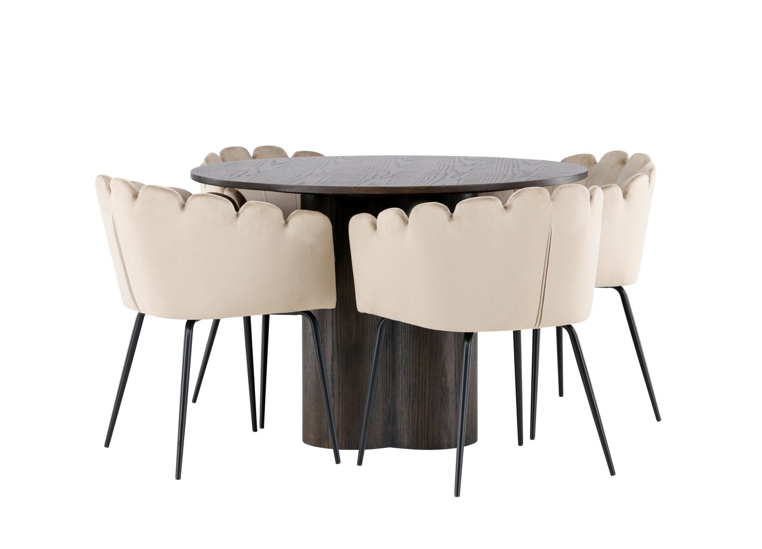 Ensemble table et chaises Olivia Limhamn vue produit 3