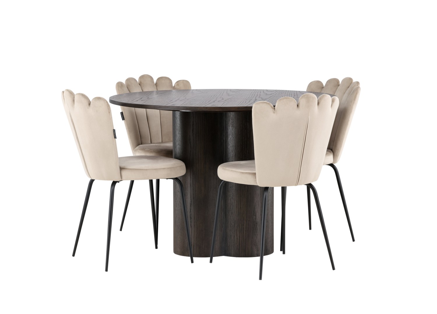 Ensemble table et chaises Olivia Limhamn vue produit 3