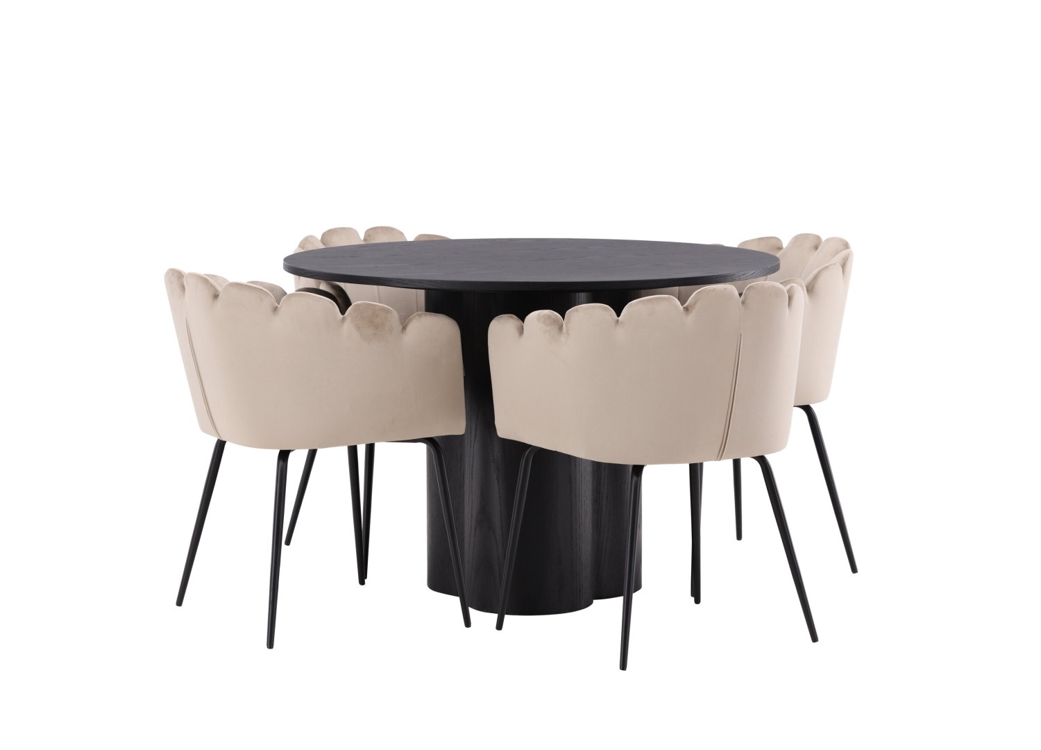 Ensemble table et chaises Olivia Limhamn vue produit 3