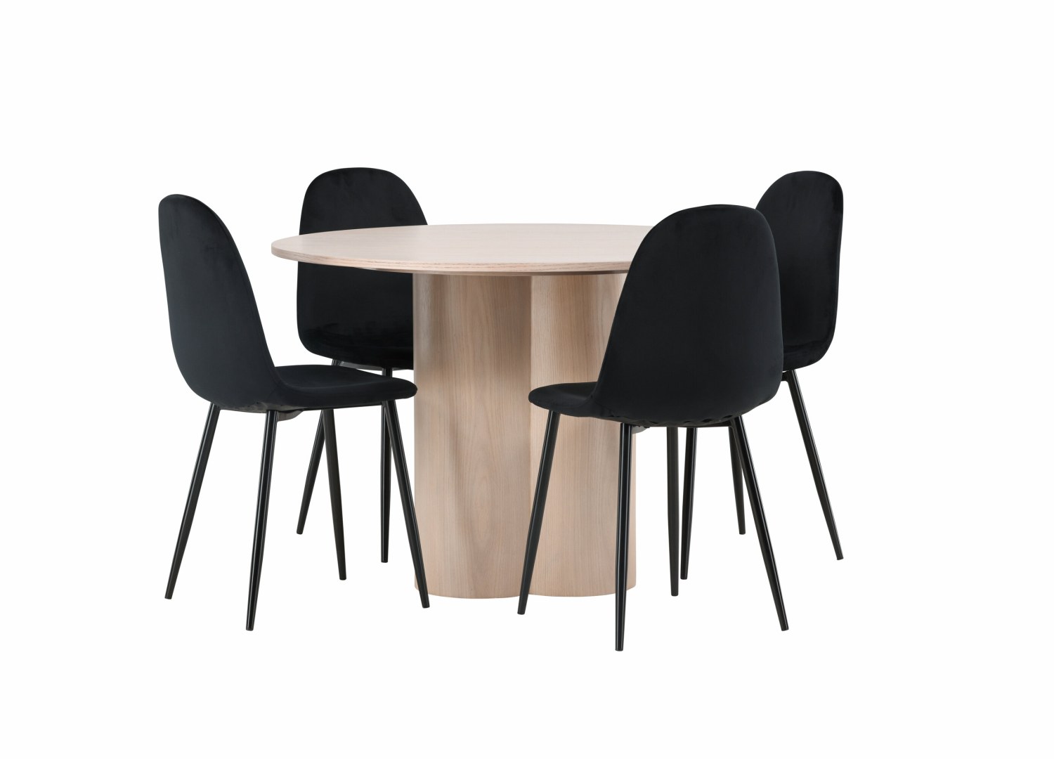 Ensemble table et chaises Olivia Polar vue produit 3