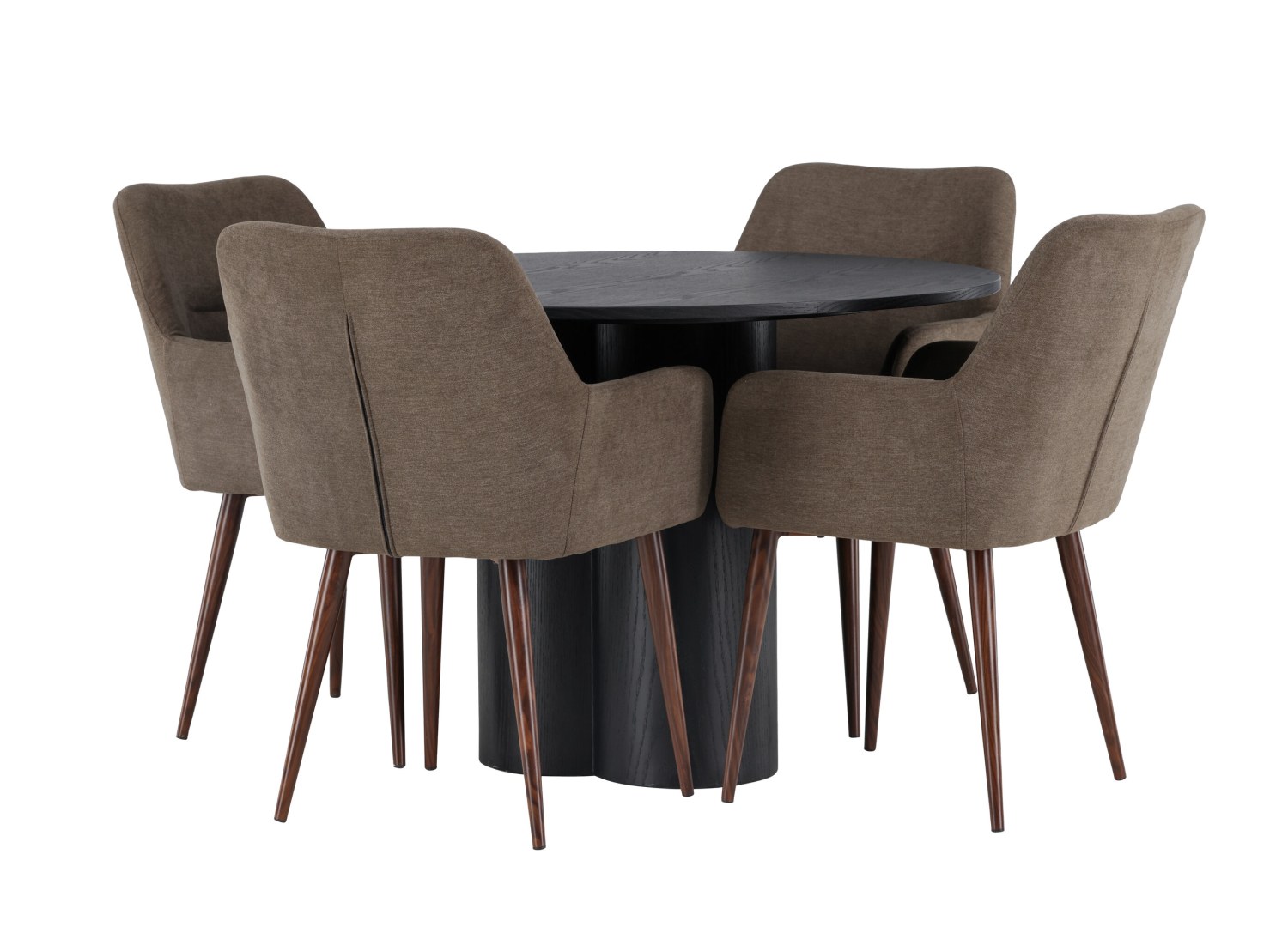Détail produit de l’ensemble repas Olivia et 4 chaises Tomorrow