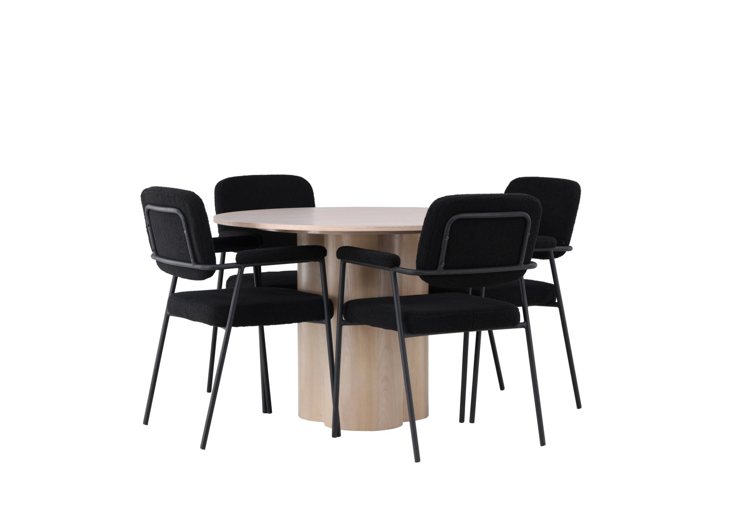 Ensemble table et chaises Olivia Yesterday vue produit 3