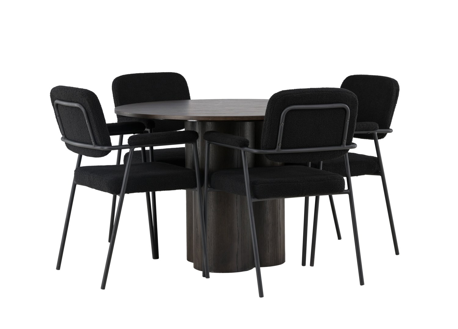 Ensemble table et chaises Olivia Yesterday vue produit 3