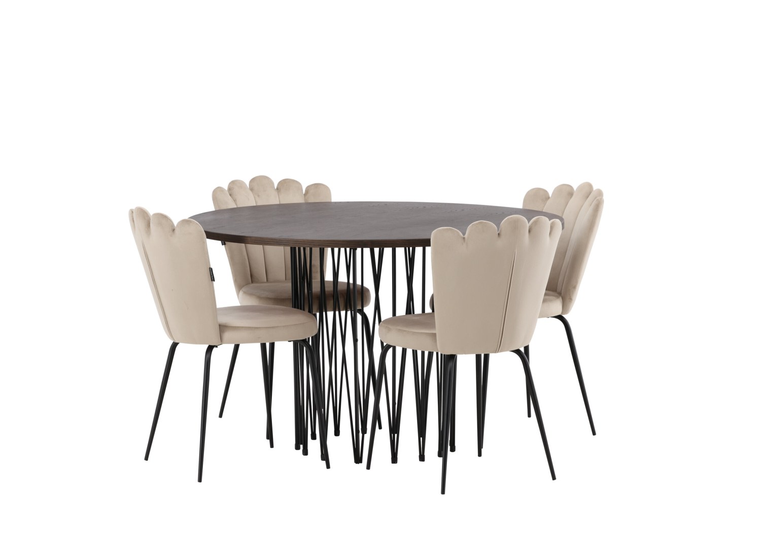 Ensemble table et chaises Stone Limhamn vue produit 3