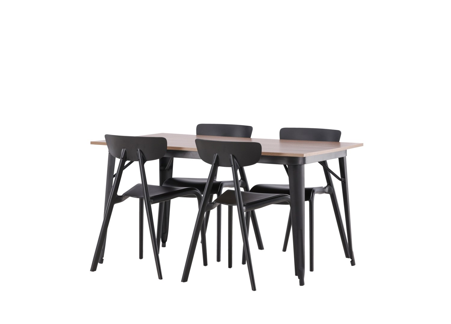 Détail produit de l’ensemble repas Tempe et 4 chaises Ursholmen