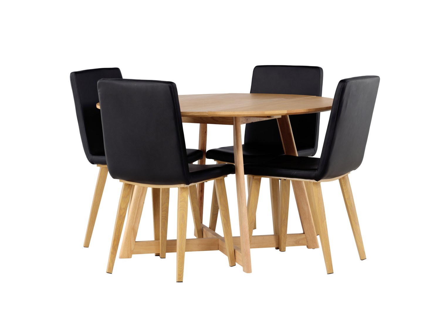 Détail produit de l’ensemble repas Yakidon et 4 chaises Today