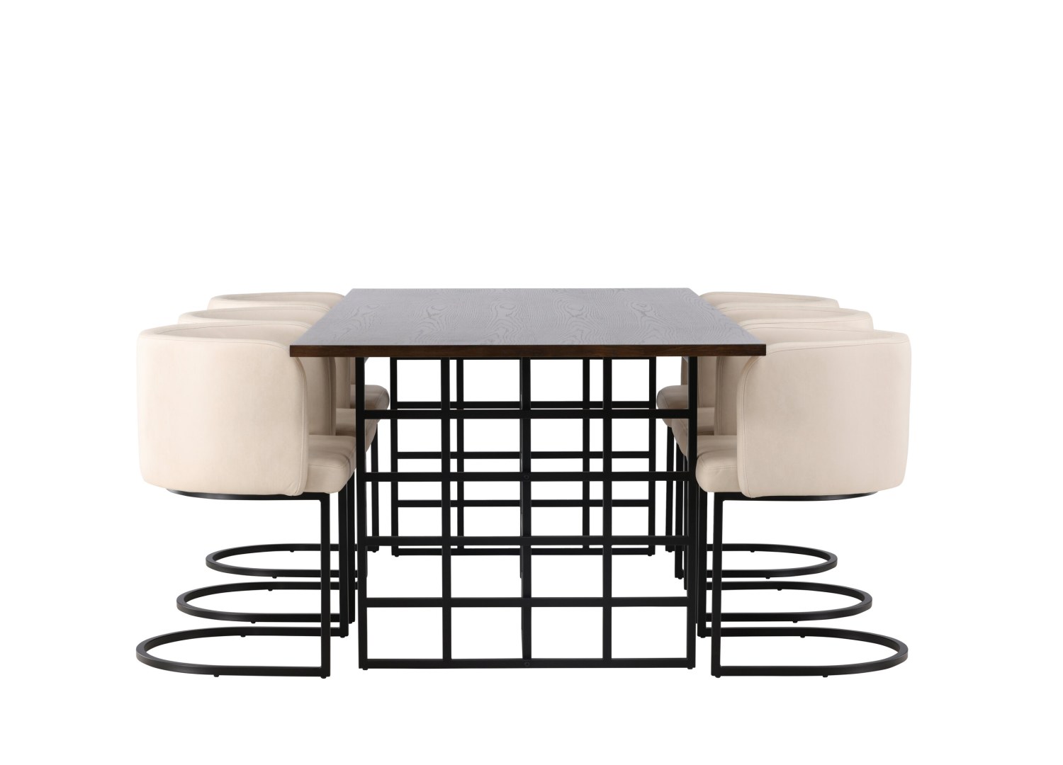 Détail produit de l’ensemble repas Ystad et 6 chaises Simrishamn