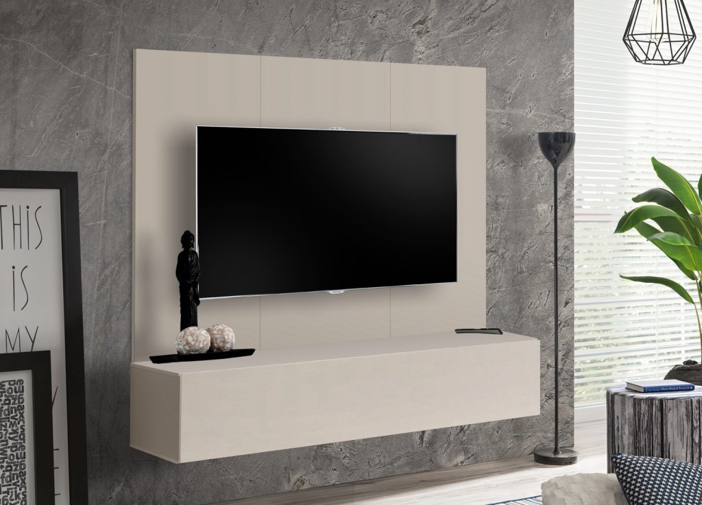 Vue d’ensemble de Ensemble TV mural 160 cm cachemire Fly B