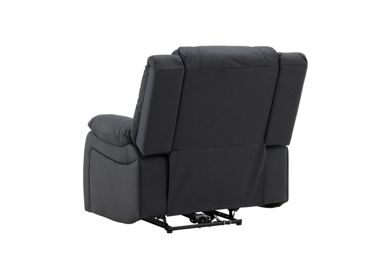 Fauteuil relax Singapore en tissu noir - vue produit