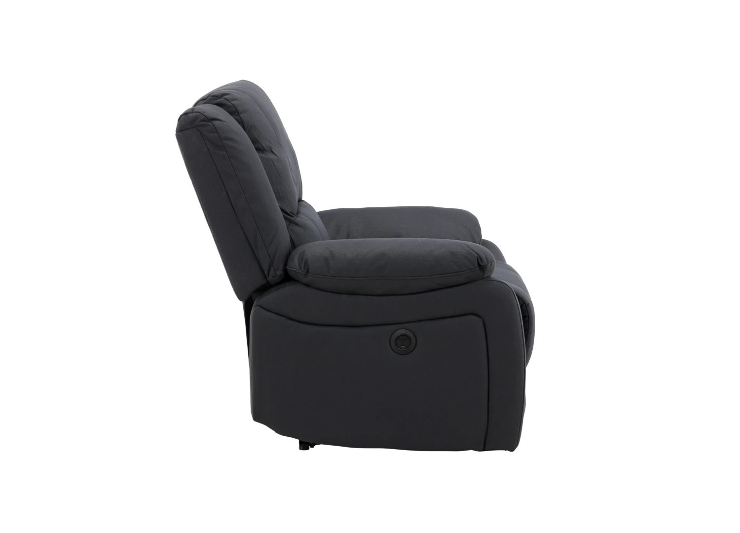Fauteuil Singapore noir avec fonction relax - vue produit – vue 3