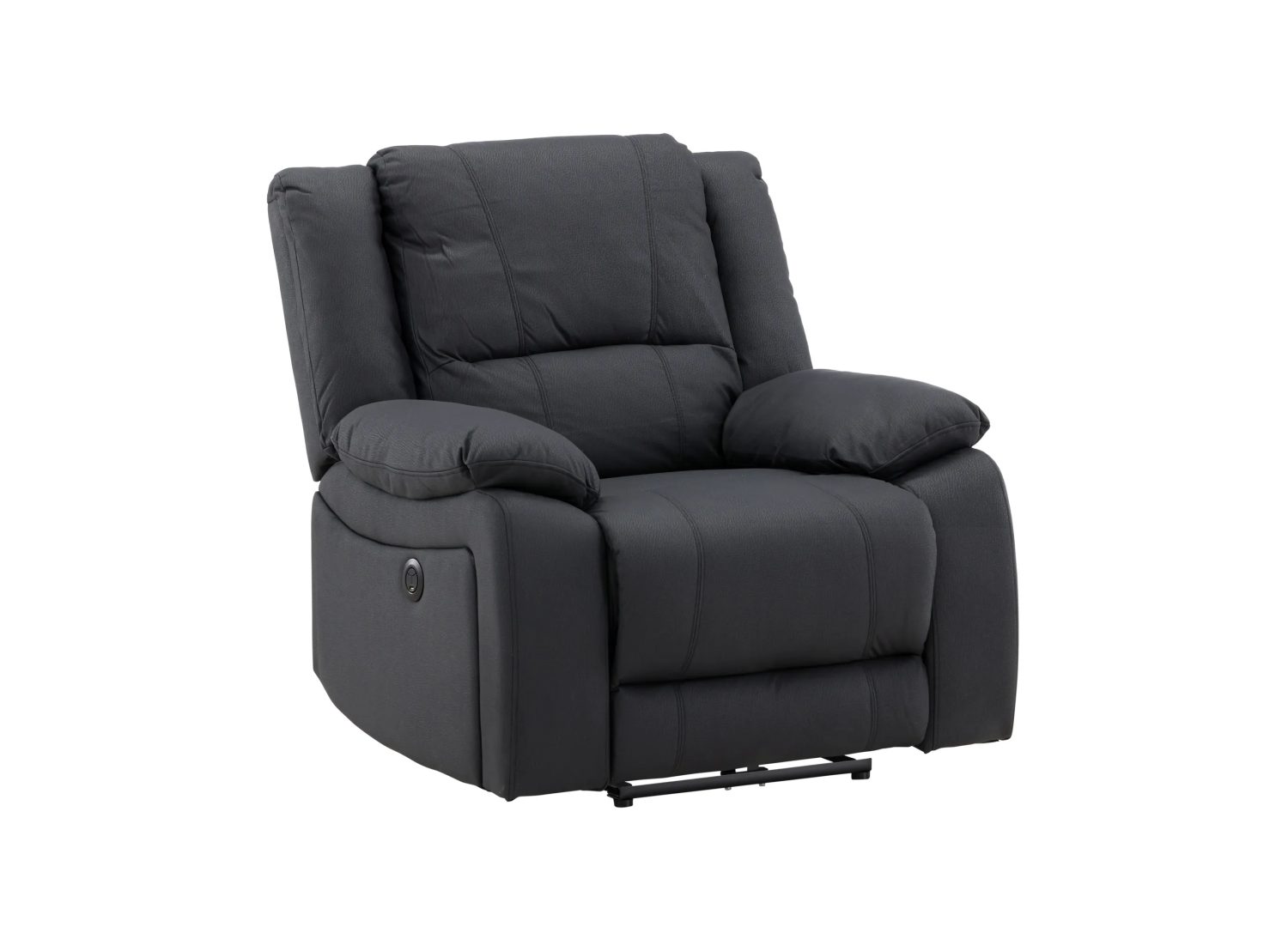Détail de la silhouette du fauteuil Singapore noir – vue 5
