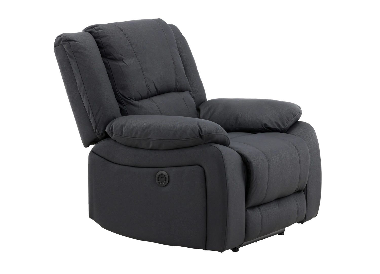 Détail de la silhouette du fauteuil Singapore noir – vue 11