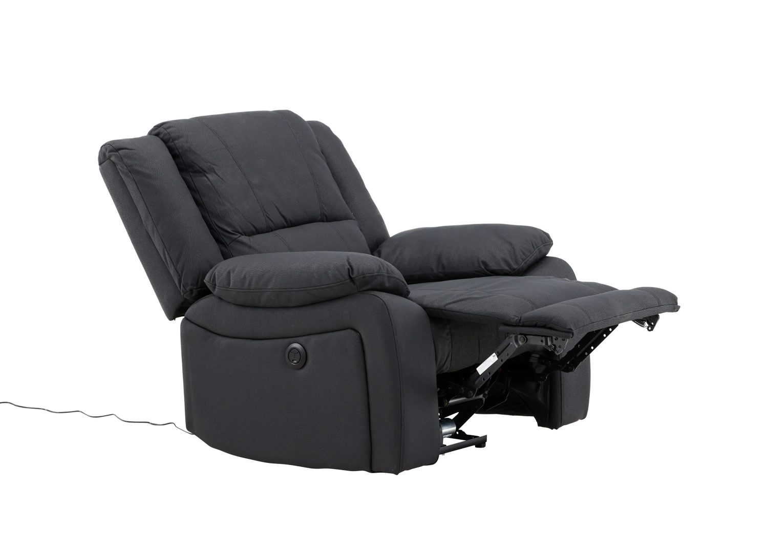Fauteuil Singapore noir avec fonction relax - vue produit – vue 15