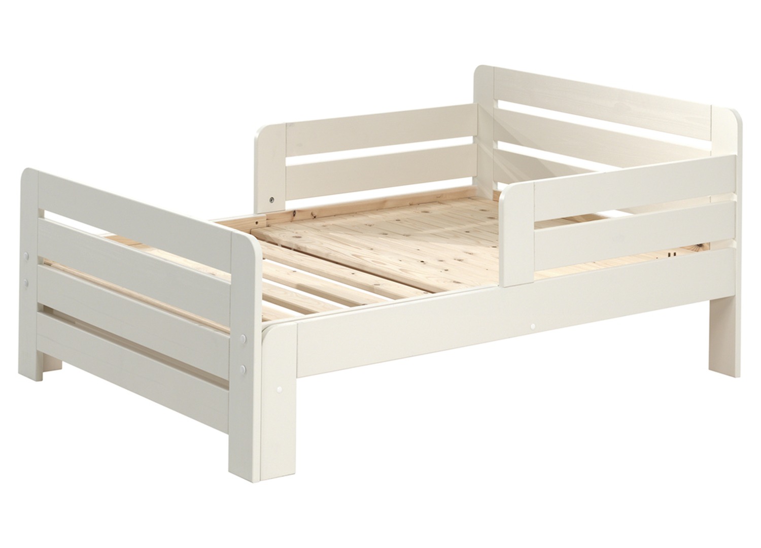 Lit enfant évolutif blanc Jumper en configuration compacte