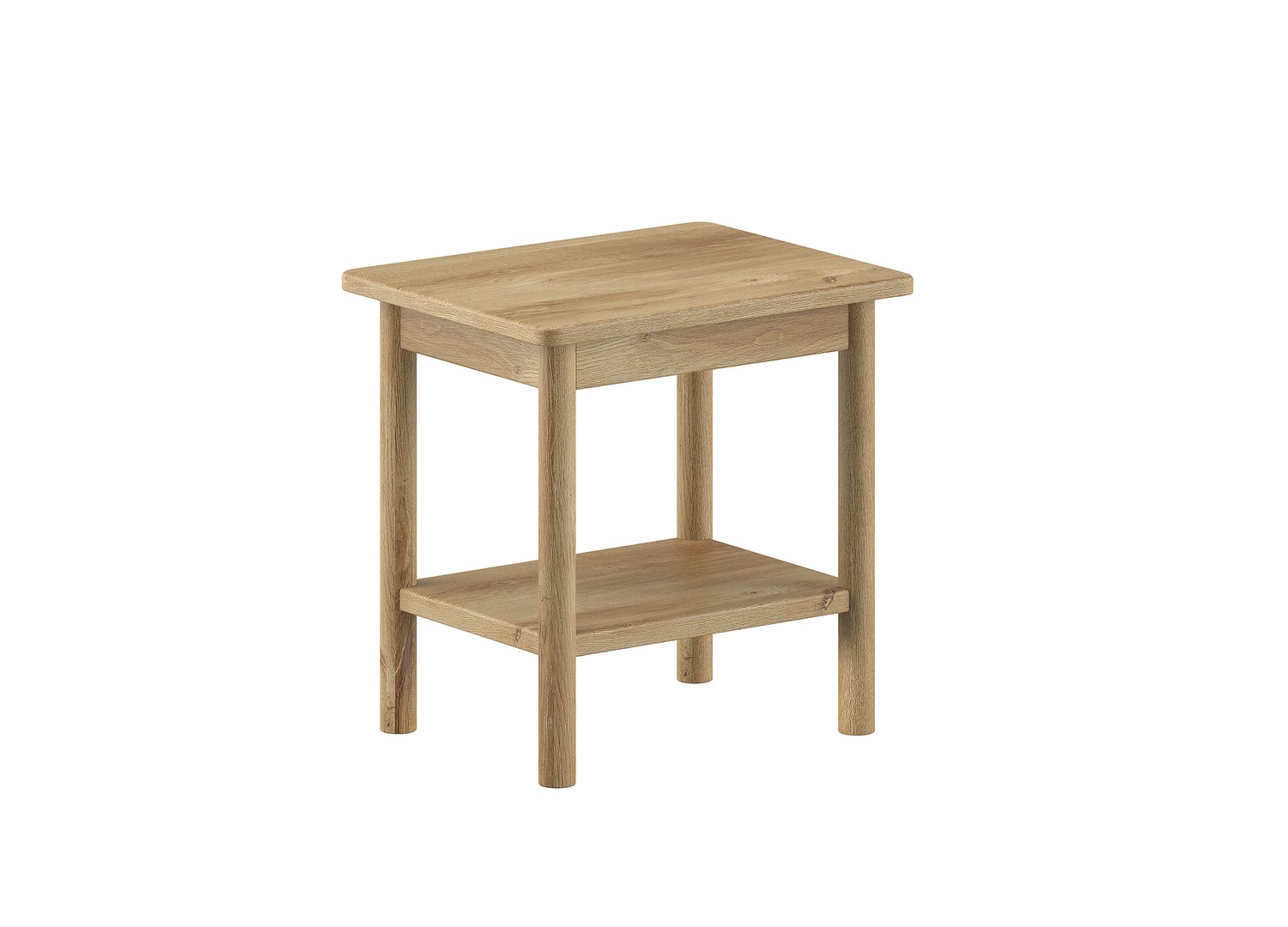 Table de chevet ado en chêne Olive – Image 2