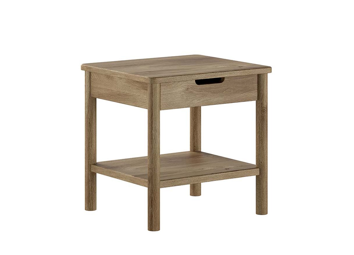 Table de chevet ado avec tiroir en chêne Olive – Image 2
