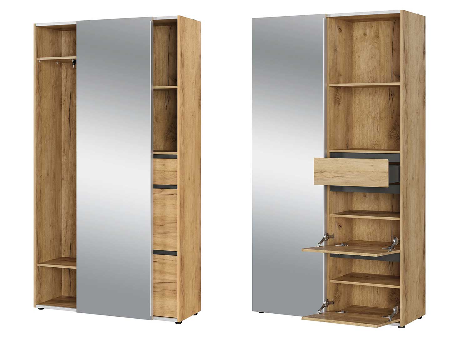 meuble penderie compact pour couloir