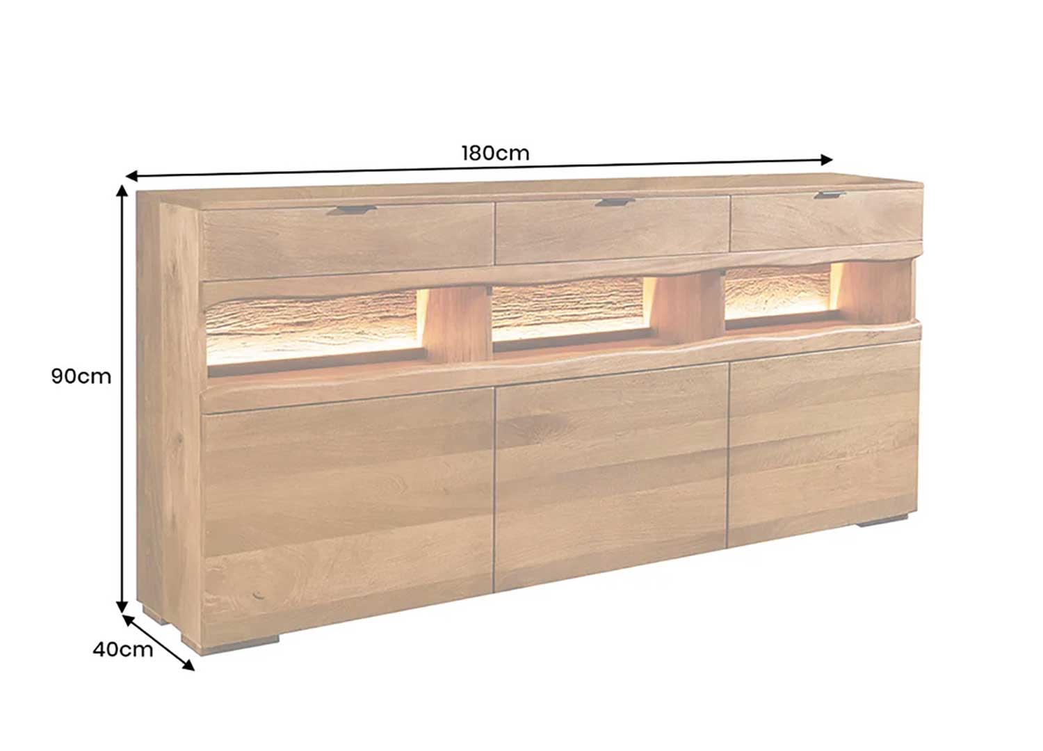 dimensions du buffet Saven