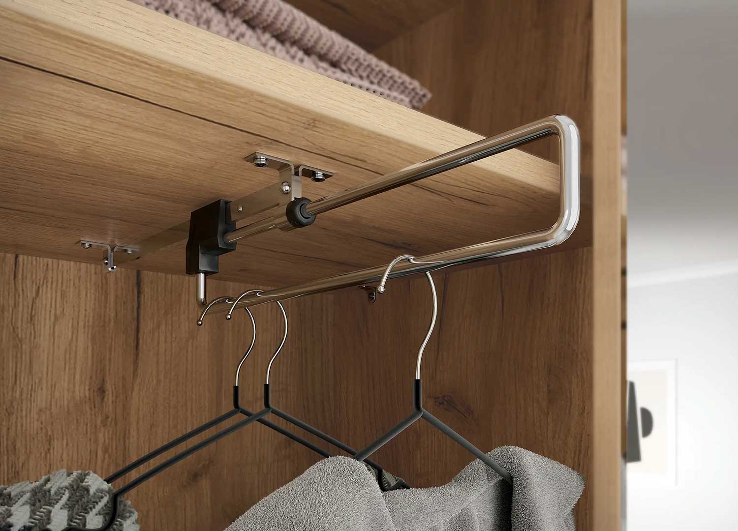 armoire vestiaire avec tringle extensible