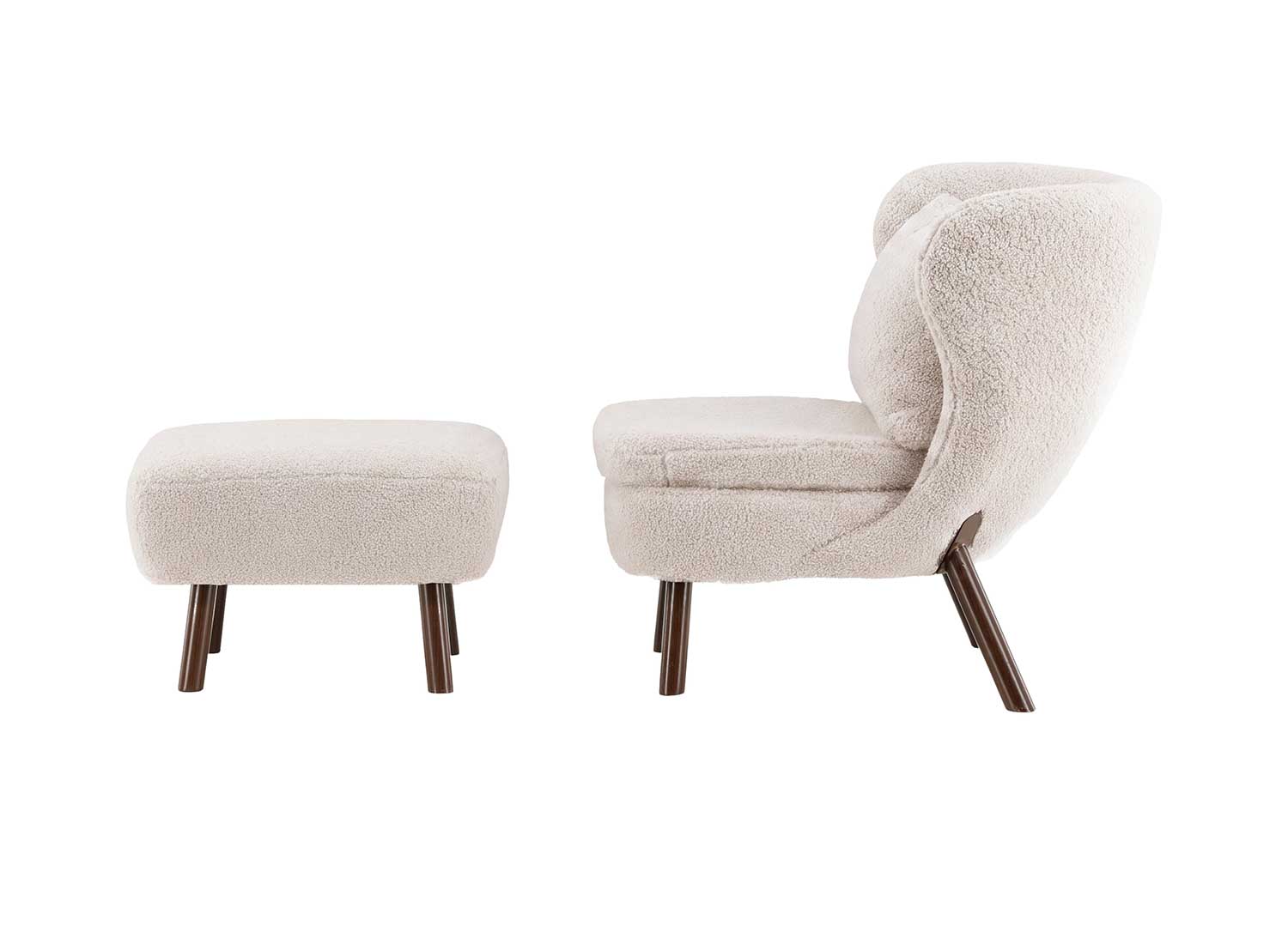 fauteuil blanc avec assise rembourrée